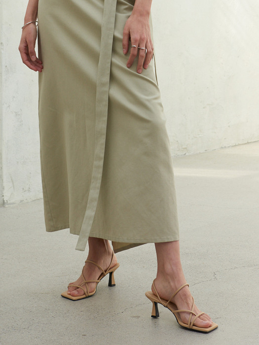 Serena Sandals Leather Beige