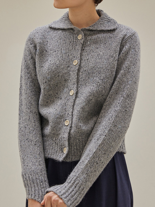 Italy nep cardigan (gray)