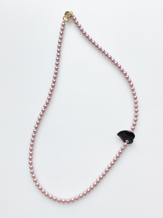 Powder pink pearl Necklace