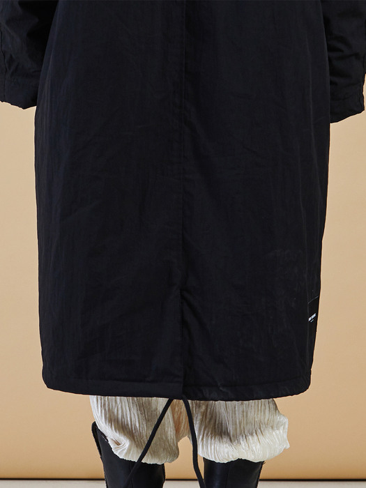 FAN YOUNG Oversized winter field long jacket