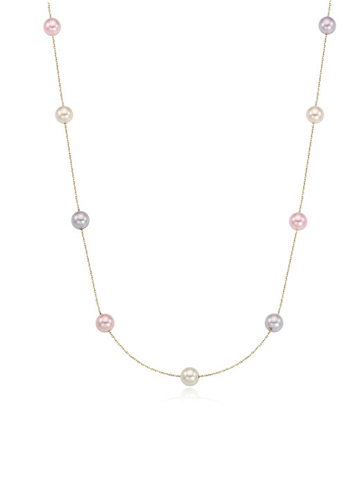 Social Staition 14K Pearl Necklace