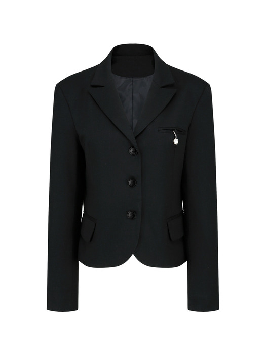 PEARL POINT TAILOR JACKET (BLACK)