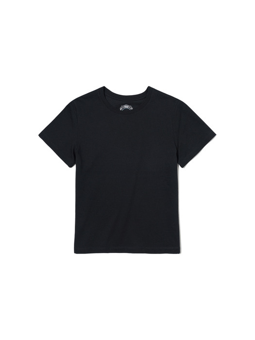 A3403 Signature silket T-shirt_Black