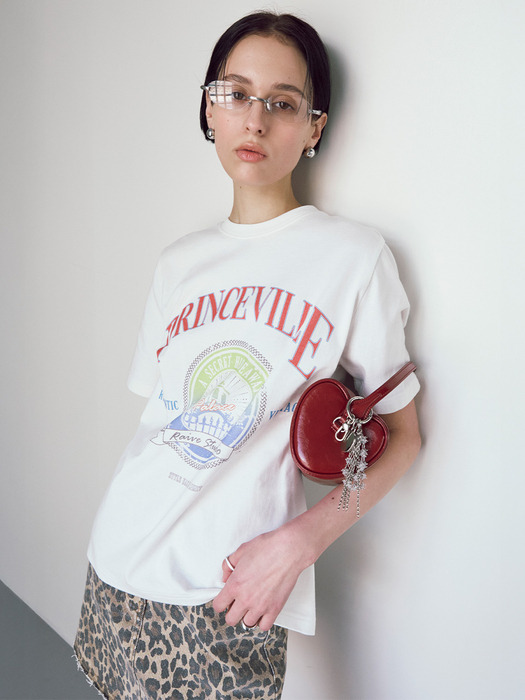 PRINCEVILLE Print T-Shirt  VW2SE114_2color