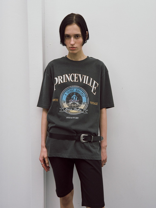 PRINCEVILLE Print T-Shirt  VW2SE114_2color