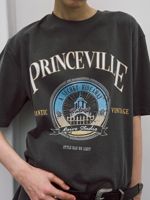 PRINCEVILLE Print T-Shirt  VW2SE114_2color