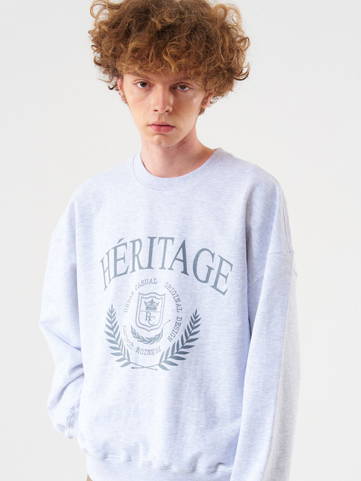 [M] Heritage Sweatshirts Light melange