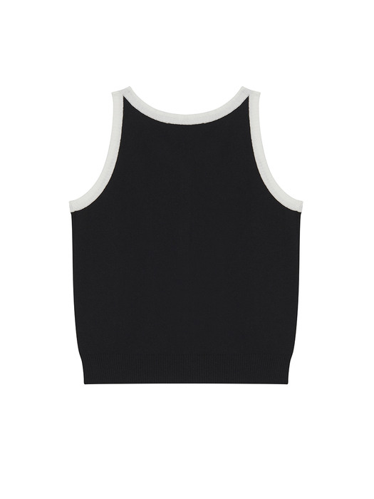 [EXCLUSIVE] Camille Knit Vest in Black