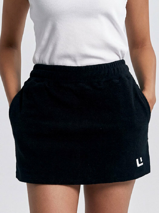 Active Terry Mini Skirt - Black