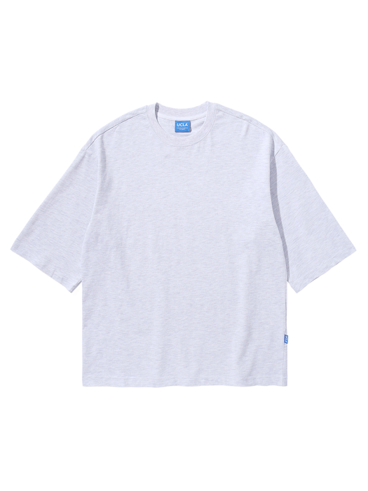 오버핏 7부 티셔츠[L-M-GREY](UY5ST23_12)