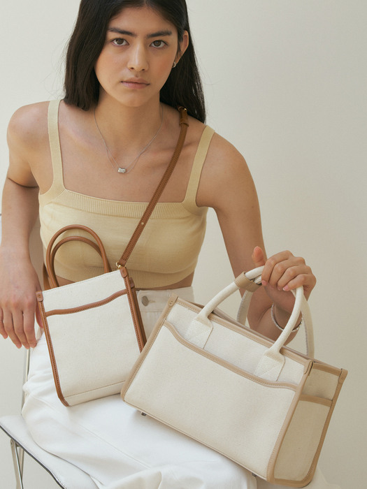 Classic Canvas Bag Wide_2Colors