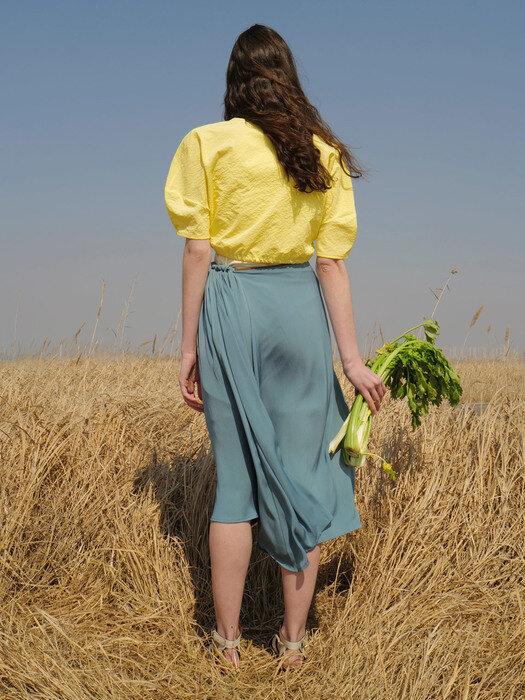 Nadia String Skirt_Turquoise