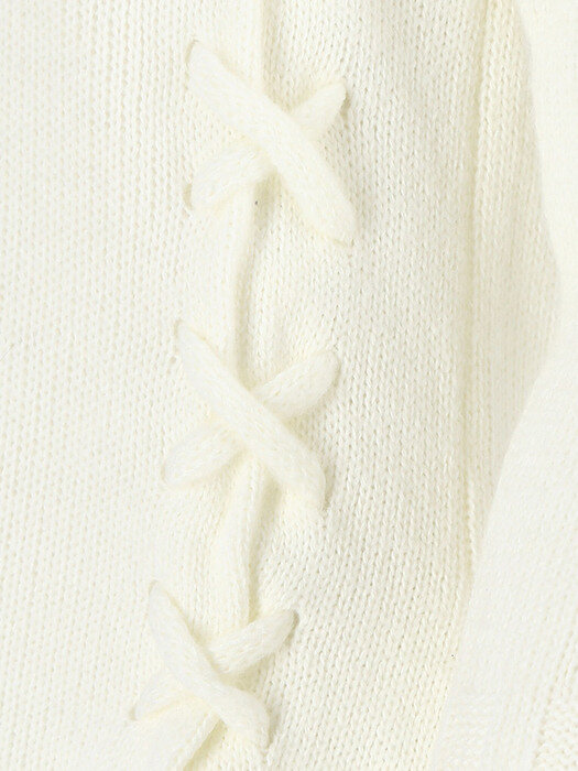 레이어드 러블리 니트 티셔츠 Ivory