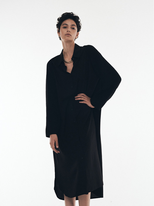 Cashmere Wholegarment Bolero Cardigan (Black)