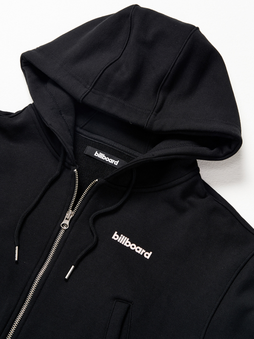 Billboard Signature Crop Hood Zip-Up_Black