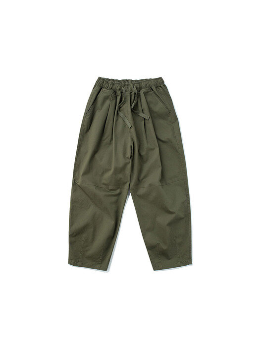 NYC LABEL CP WIDE FIT BALLOON PANTS 다크카키