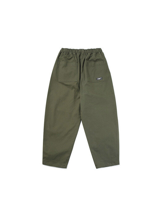 NYC LABEL CP WIDE FIT BALLOON PANTS 다크카키