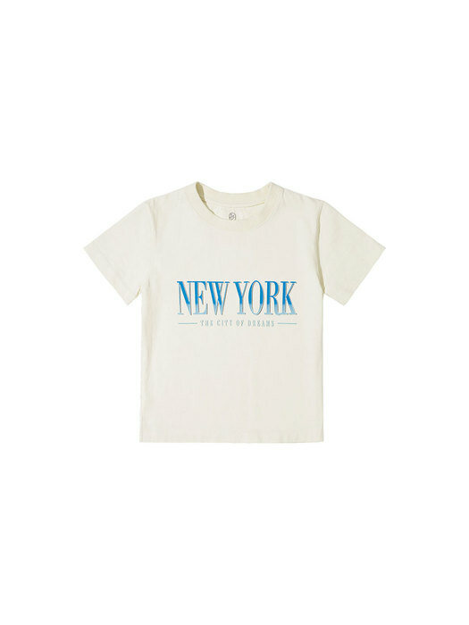 SITP5094 Sim newyork pigment T-shirt_Dusty cream