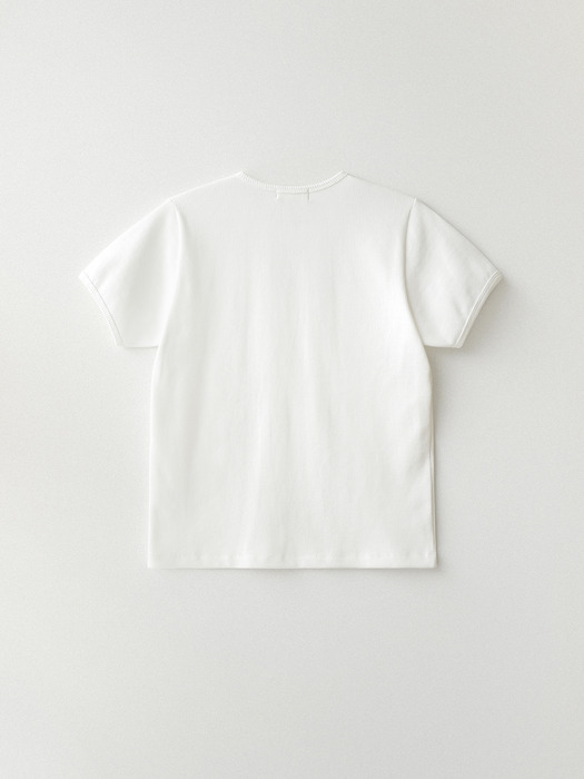 Noah waffle t-shirt (White)