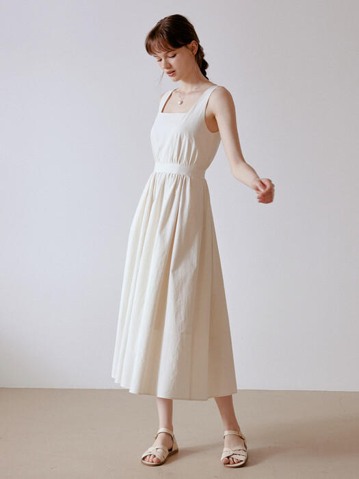 [단독]Lavish button dress (cream)