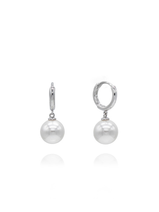 Seraphine Swarovski Pearl One touch 925 Silver Earring