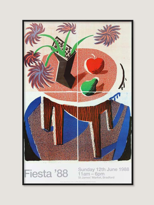 [데이비드 호크니 Original Vintage] Fiesta ’88 (액자 포함) 42.9 x 63 cm