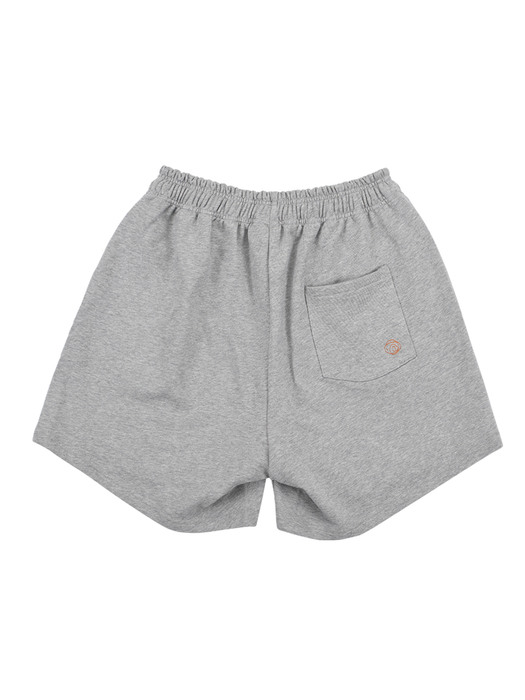ersco signature heart logo sweatpants_Mellange gray