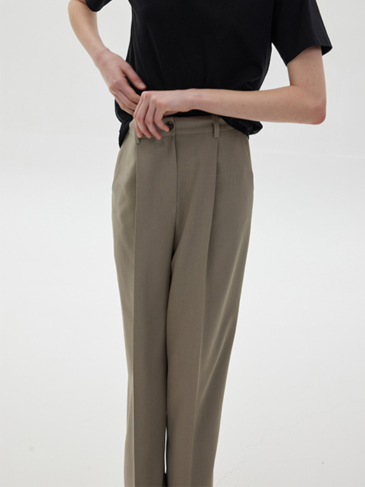 [NEW] Dubby One-tuck Slacks_2color