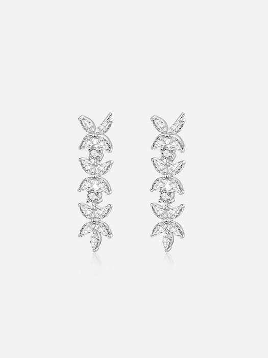 [Silver925] Potala Tiara Long Earrings