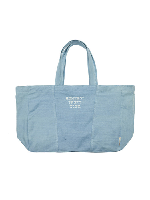 Oversized Canvas Tote Bag - Denim