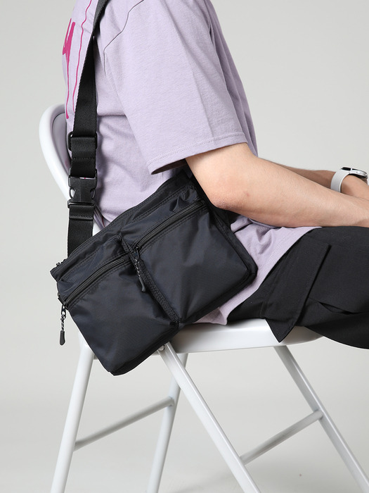 Gemelo Recycled Pocket Body Bag_black