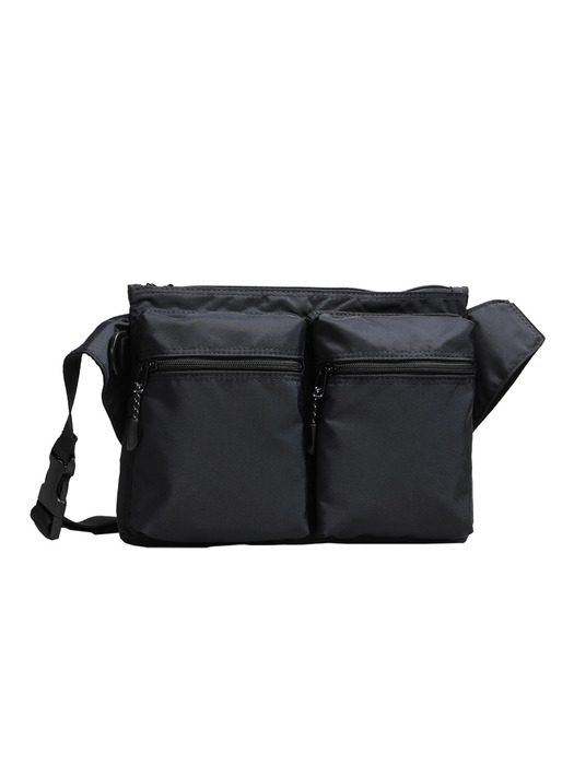 Gemelo Recycled Pocket Body Bag_black