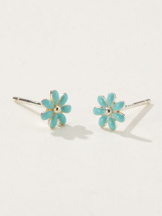 925 Silver Flower Mini Earrings