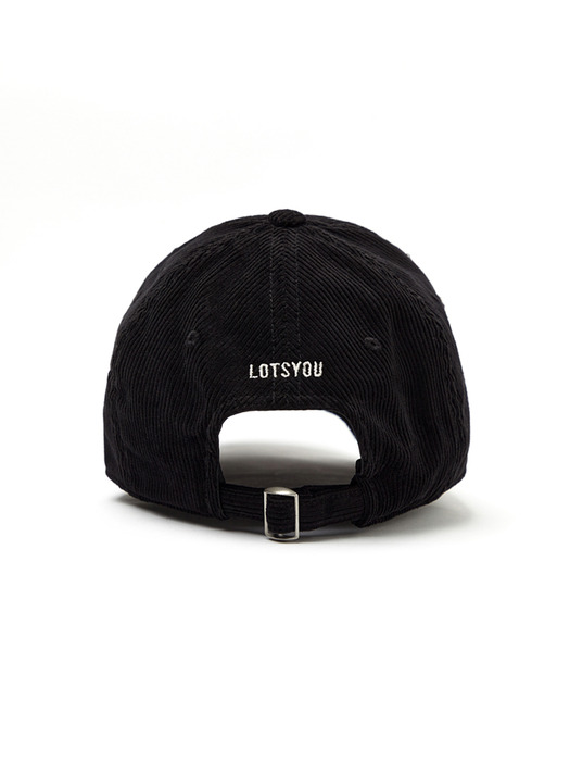 lotsyou_Classic Corduroy Ball cap Black