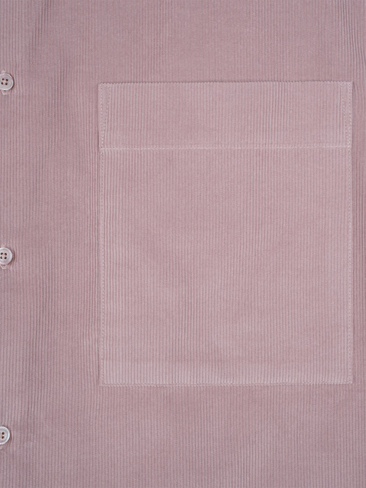 14W OVER FIT CORDUROY SHIRT_PINK