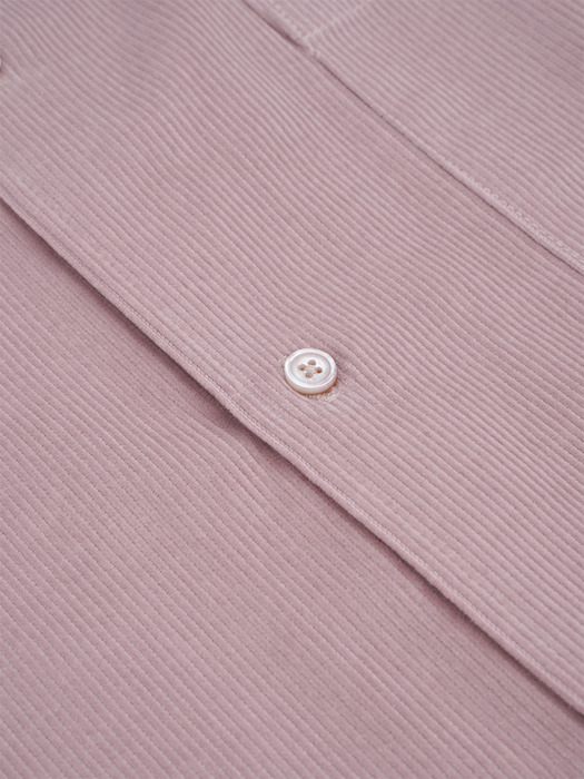 14W OVER FIT CORDUROY SHIRT_PINK