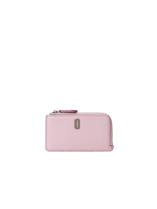 Magpie Zipper Card Wallet (맥파이 지퍼 카드지갑) Pale Pink