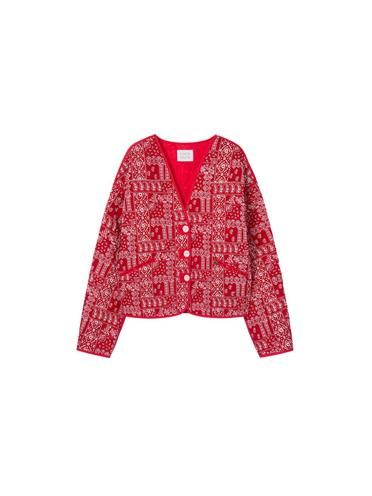 [단독] Paisley Quilted Jacket VC2412JK106M