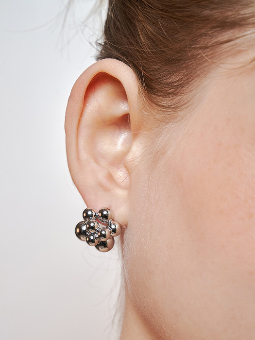 bubble bloom earring