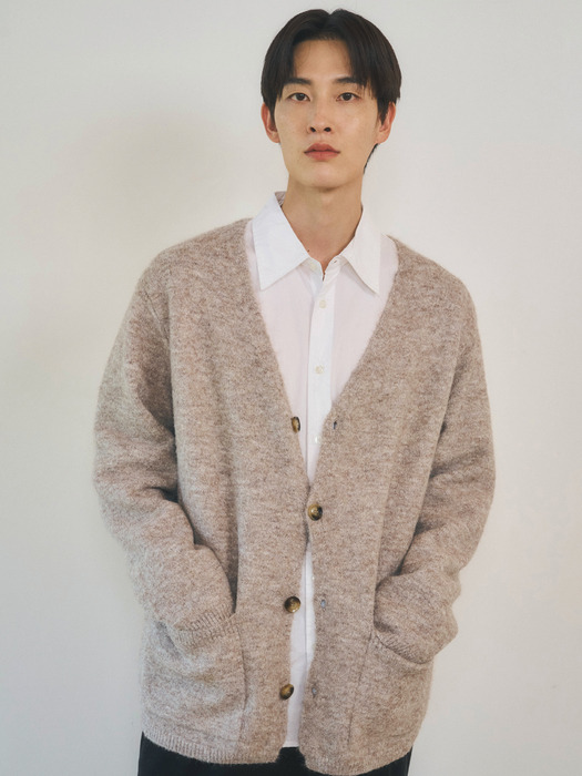 Always Brushed Wool Knit Cardigan 3color