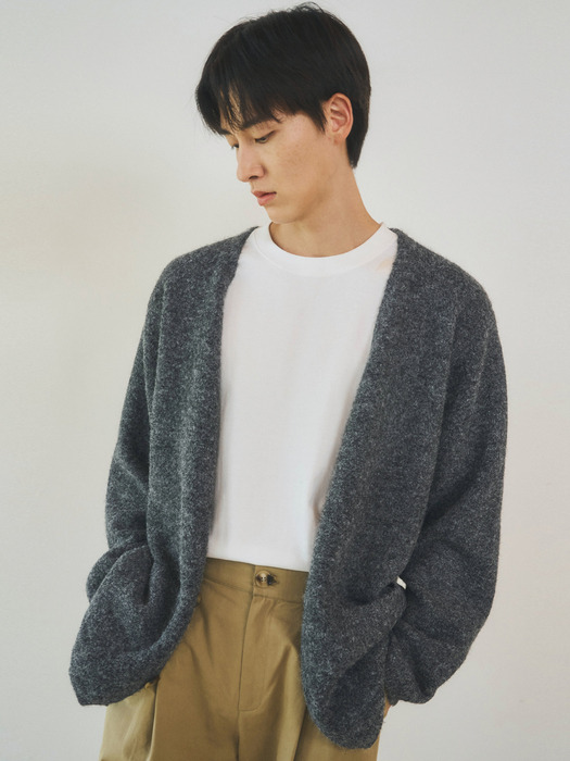 Always Brushed Wool Knit Cardigan 3color