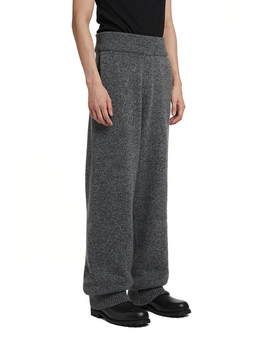 Cashmere lounge pants_GREY