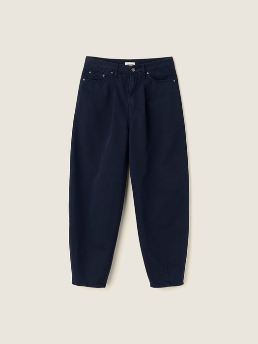 [2차] Curved Dyeing Pants (Navy)