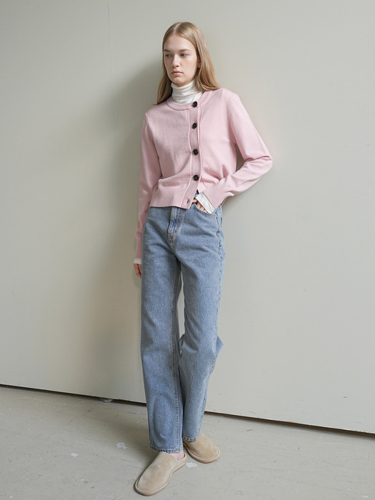 STRAIGHT DENIM PANTS / BLUE