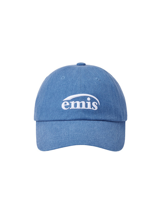 NEW LOGO PIGMENT BALL CAP-BLUE