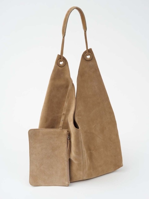 Suede Hobo Bag(Beige)