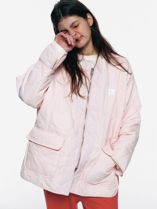 CENTAUR QUILTED JACKET_PINK