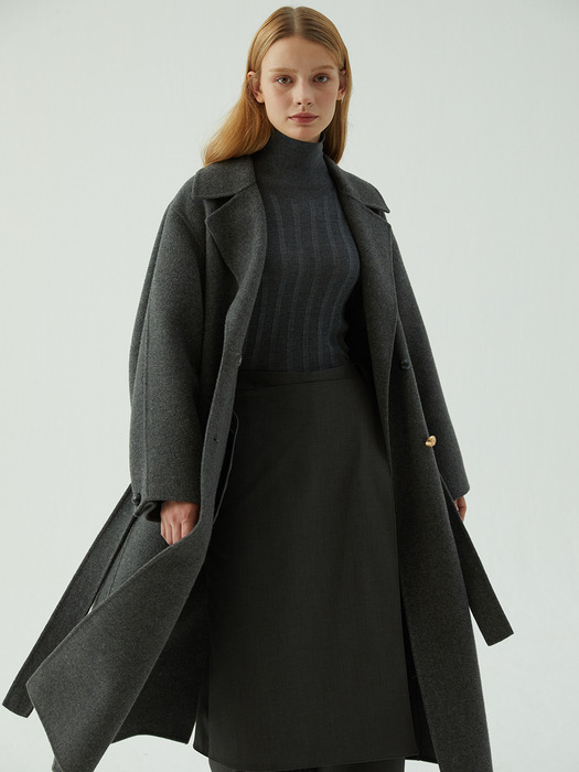 [LEPURE] Wool 100 Handemade Coat