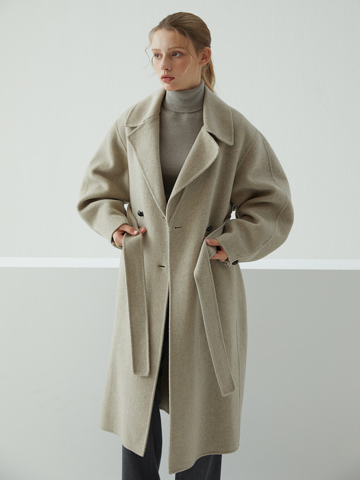 [LEPURE] Wool 100 Handemade Coat