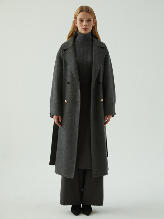 [LEPURE] Wool 100 Handemade Coat